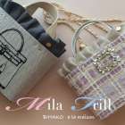 新規　講座募集開始　縫わないBAG Mila frill〜